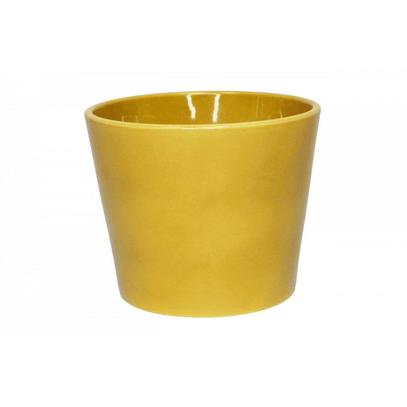 Cache-pot miel lazure plusieurs tailles contenant grossiste