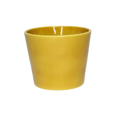 Cache-pot miel lazure plusieurs tailles contenant grossiste