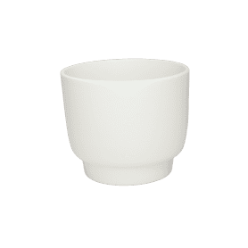 Cache-pot ivoire mat D. 6.5cm x H. 6cm - Calm - Contenants - Grossiste