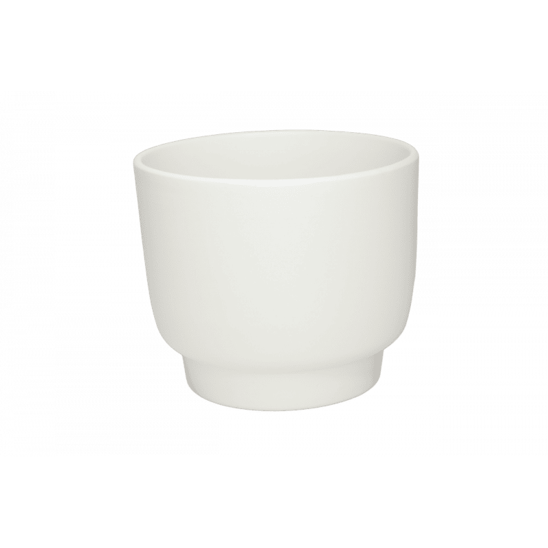 Cache-pot ivoire mat D. 6.5cm x H. 6cm - Calm - Contenants - Grossiste Cache-pot ivoire mat D. 6.5cm x H. 6cm - Calm - Contenants - Grossiste