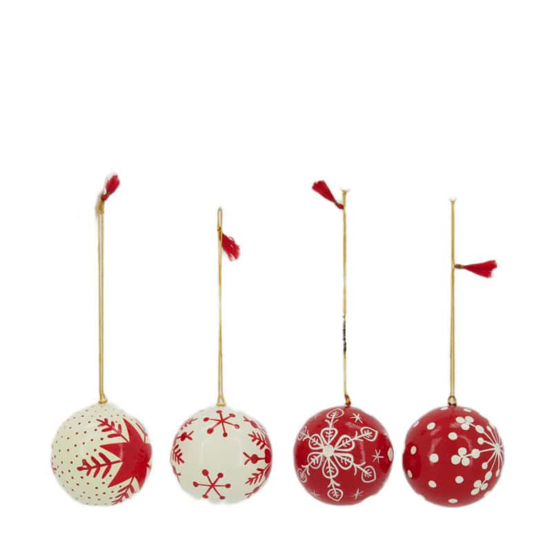 Boule en papier mâché - Boule de noël - Grossiste fleuriste - Fournisseur fleuriste