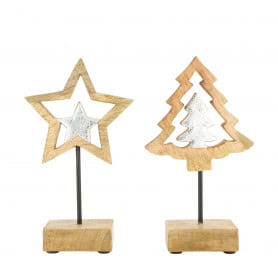 Décoration en bois - décoration de Noël - Grossiste fleuriste - Fournisseur fleuriste