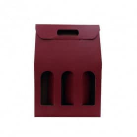 Coffret 3 bouteilles bordeaux - Oplah - Emballage - Grossiste