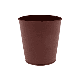 Cache-pot en zinc bordeaux mat plusieurs tailles - Okoo - Contenants - Grossiste
