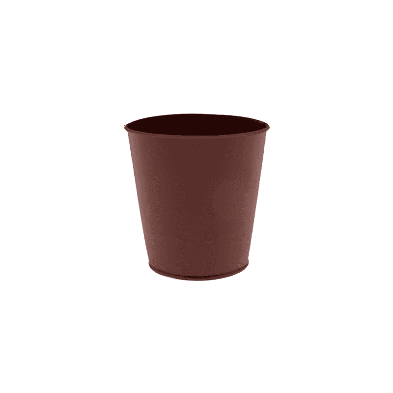 Cache-pot en zinc bordeaux mat plusieurs tailles - Okoo - Contenants - Grossiste Cache-pot en zinc bordeaux mat plusieurs tailles - Okoo - Contenants - Grossiste
