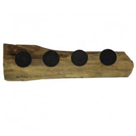 Support bougie - Bougeoir - Décoration en bois - Grossiste fleuriste - Fournisseur fleuriste
