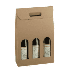 Coffret carton pour 3 bouteilles - Grapp - Emballage - Grossiste