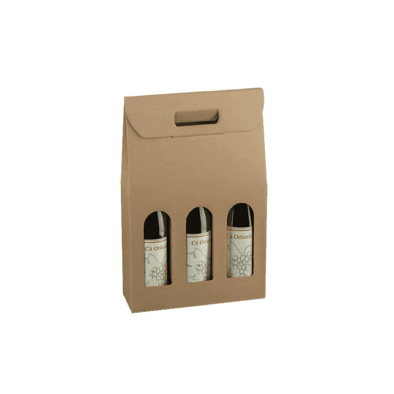 Coffret carton pour 3 bouteilles - Grapp - Emballage - Grossiste Coffret carton pour 3 bouteilles - Grapp - Emballage - Grossiste