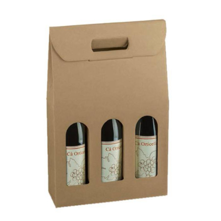 Coffret carton pour 3 bouteilles - Grapp - Emballage - Grossiste