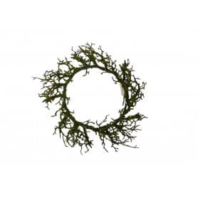 Couronne en branchage et mousse D. 32cm - Bocage - Décoration - Grossiste