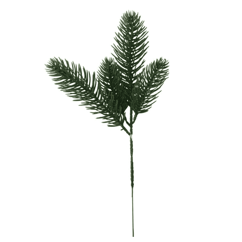 Branche de sapin artificielle 50cm - Sylve - Décoration - Grossiste Branche de sapin artificielle 50cm - Sylve - Décoration - Grossiste