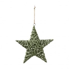 Paquet de 4 étoiles en jute - Cosmos - Décoration - Grossiste