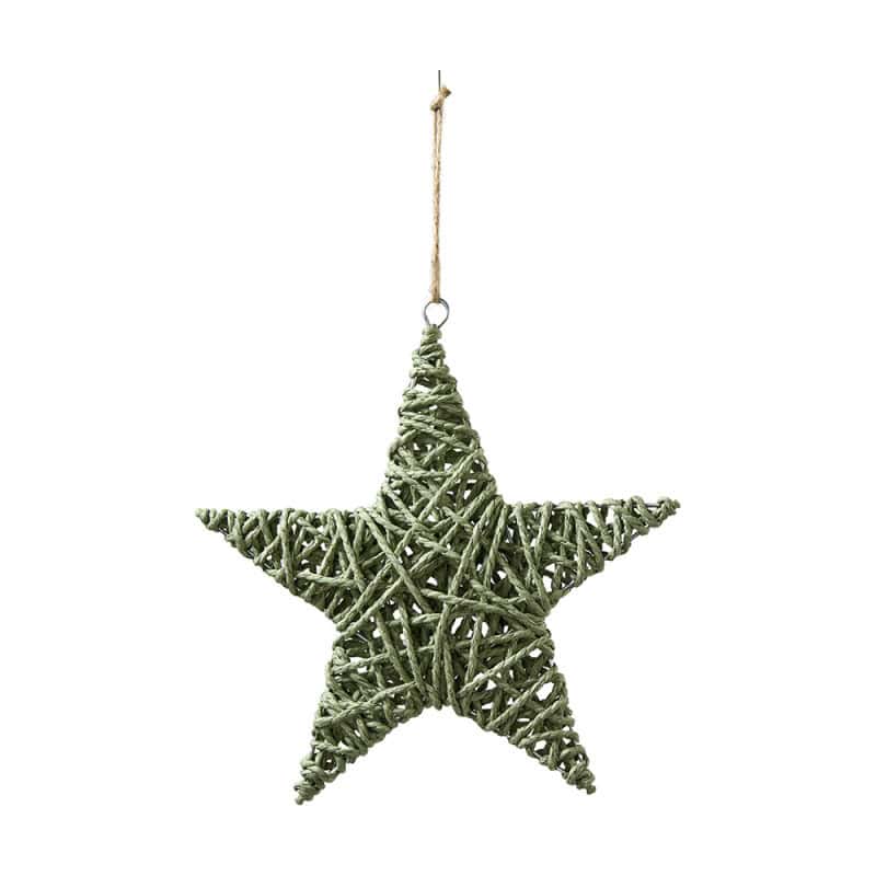 Paquet de 4 étoiles en jute - Cosmos - Décoration - Grossiste Paquet de 4 étoiles en jute - Cosmos - Décoration - Grossiste