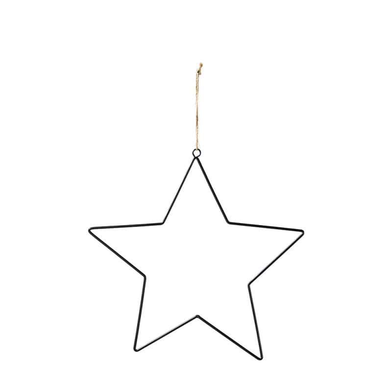 Sachet de 5 suspensions étoile en métal - Algedi - Décoration - Grossiste