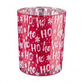 Paquet de 2 photophores de Noël - Hohoho! - Décoration - Grossiste