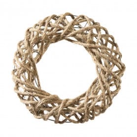 Paquet de 2 couronnes en corde - Cursa - Décoration - Grossiste