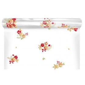 Rouleau de polypro rouge 35µ 2 tailles - Felicidad - Emballage - Grossiste
