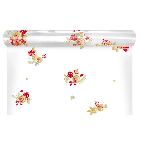 Rouleau de polypro rouge 35µ 2 tailles - Felicidad - Emballage - Grossiste