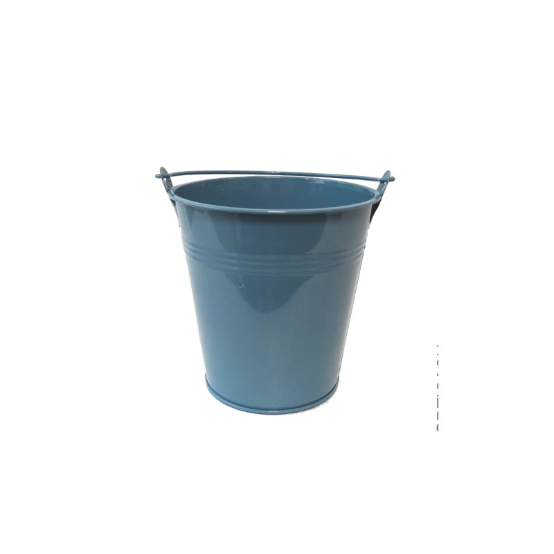 Seau en zinc D. 10.5 x H. 10.5cm 3 couleurs - Nebula - Contenants - Grossiste