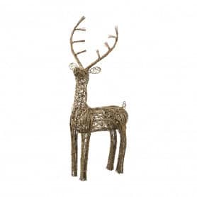 Cerf en rotin 3 tailles - Dreri - Décoration - Grossiste
