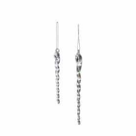 Paquet de 6 ornements à suspendre - Stalactite - Décoration - Grossiste