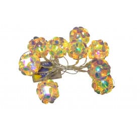 Guirlande de 10 LED multicolor 50cm - Kuroré - Décoration - Grossiste