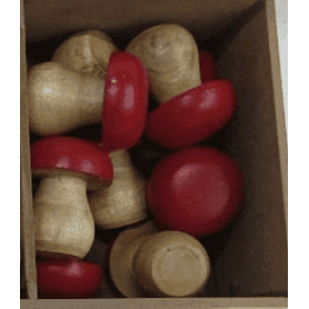 Boite de 24 champignons - Pilz - Décoration - Grossiste