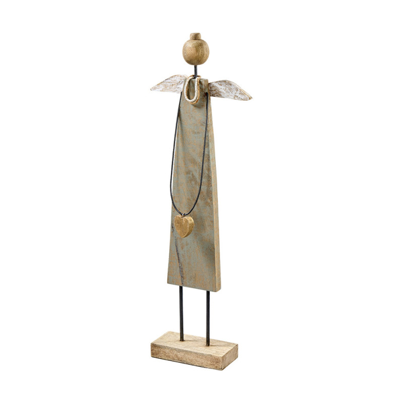 Statuette d'ange en bois 3 modèles - Uriel - Décoration - Grossiste
