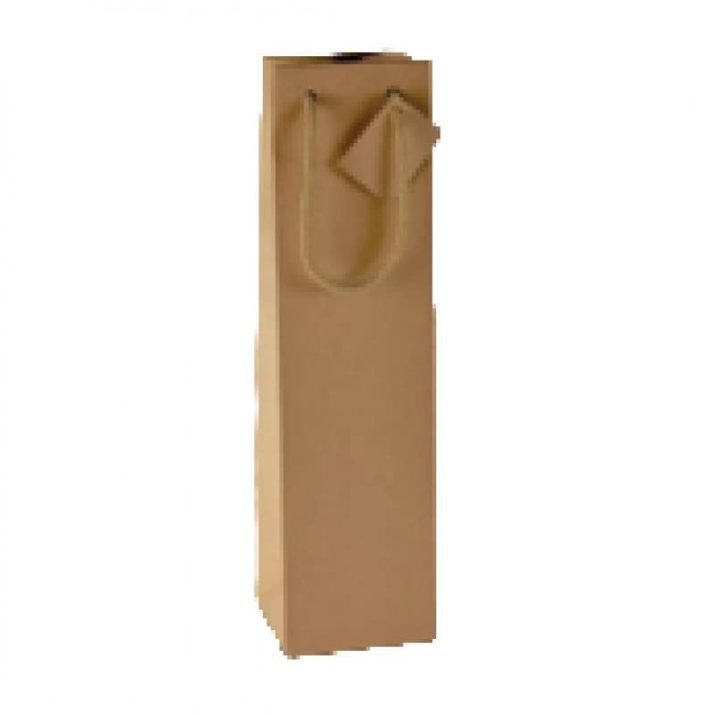 Sac kraft pour 1 ou 2 bouteilles - Carel - Emballage - Transport - Grossiste