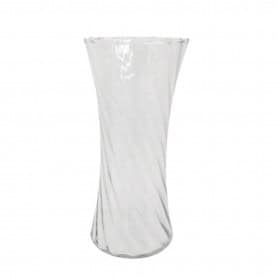 Vase en verre D. 12 x H. 25cm - Torsadé - Contenants - Grossiste