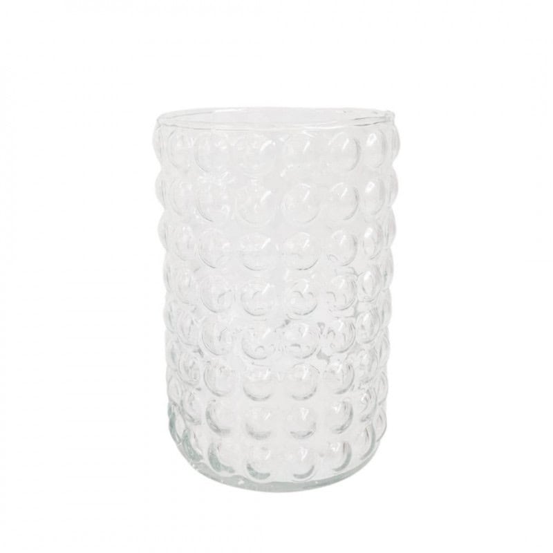 Vase en verre cylindre D. 10 x H. 15cm - Bubble - Contenants - Grossiste