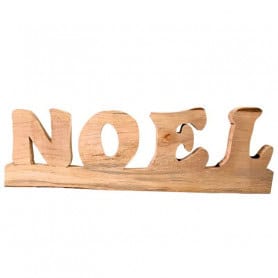 Lettres de Noël - Grossiste fleuriste - Décoration en bois - Fournisseur fleuriste