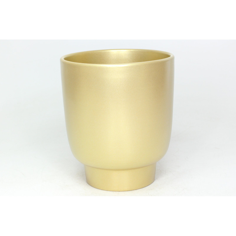 Cache-pot blanc céramique contenant grossiste fleuriste