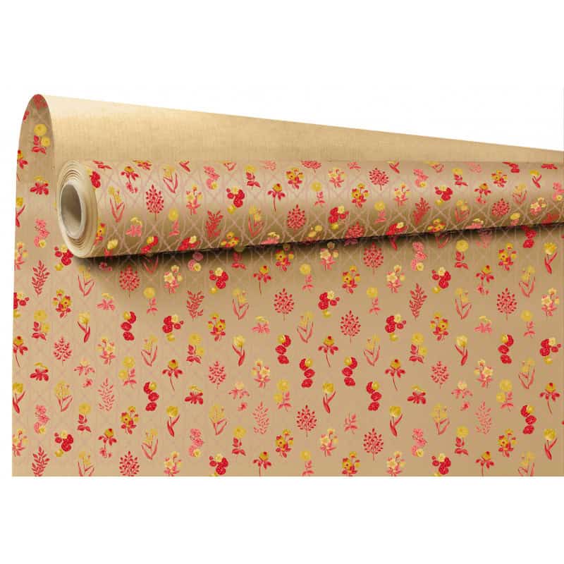 Rouleau de kraft imprimé 0.80x40M - Ysaline - Emballages - Grossiste Rouleau de kraft imprimé 0.80x40M - Ysaline - Emballages - Grossiste