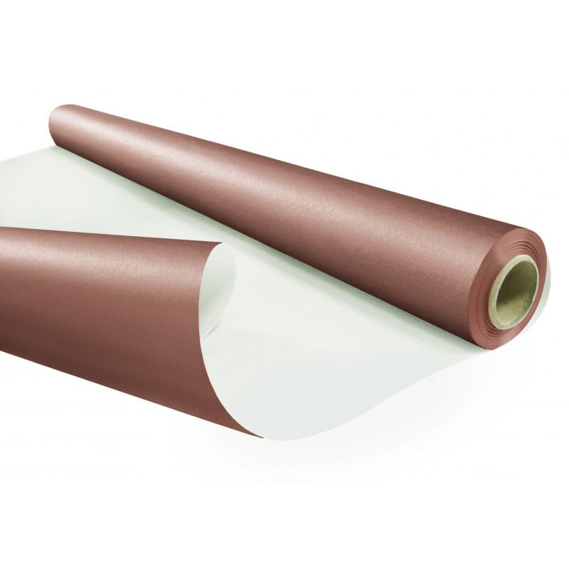 Rouleau de kraft métallisé 0.80x25M - Gardon - Emballage - Grossiste
