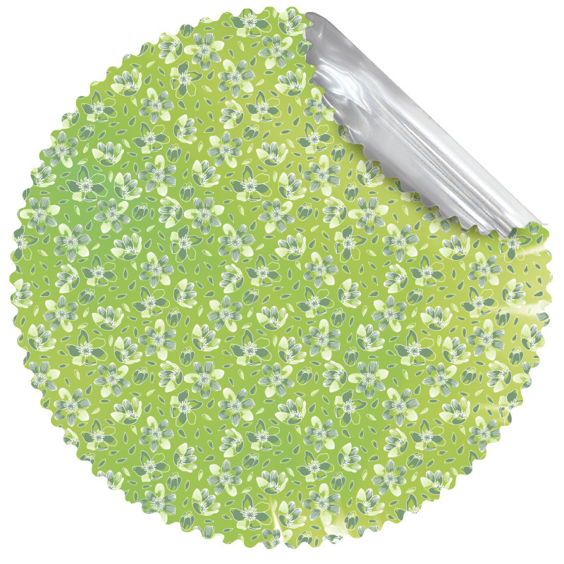 Paquet de 80 collerettes métallisées (assortiment 4 couleurs) - Lena - Emballage - Grossiste