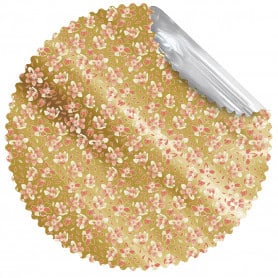 Paquet de 80 collerettes métallisées (assortiment 4 couleurs) - Lena - Emballage - Grossiste