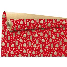 Rouleau de papier cadeau 0.70x50M - Hansel - Emballage - Grossiste