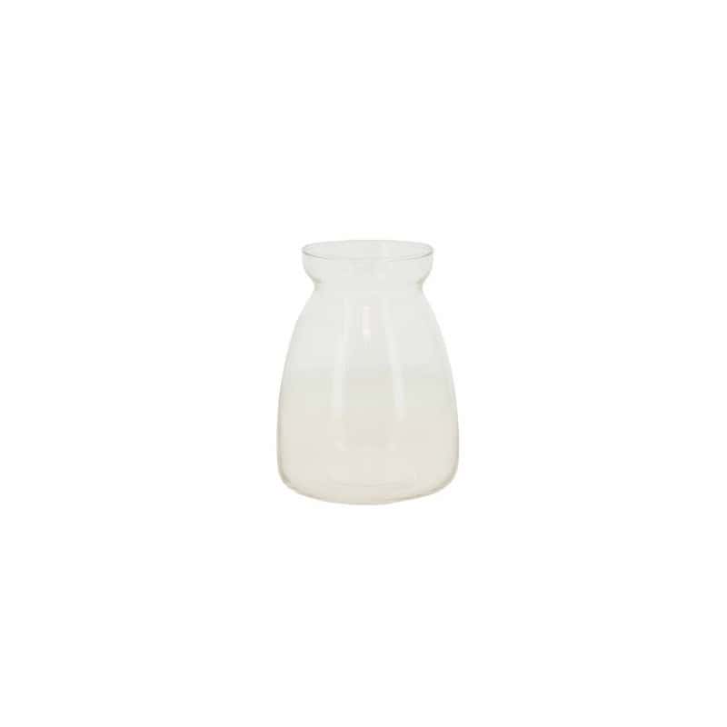 Vase en verre D. 11 x H. 15cm - Natura - Contenants - Grossiste Vase en verre D. 11 x H. 15cm - Natura - Contenants - Grossiste