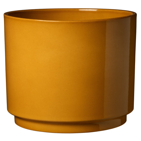 Cache-pot jaune ocre plusieurs tailles - Oslo seventies - Contenants - Grossiste