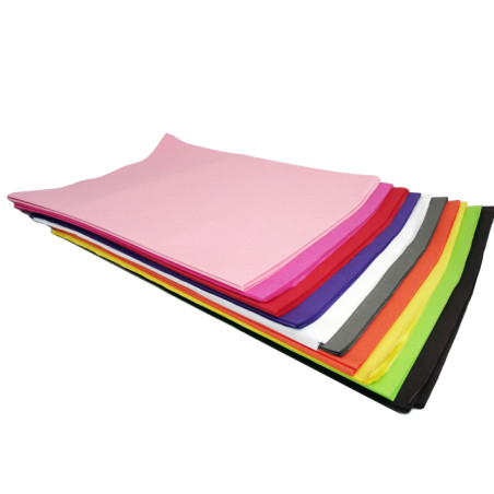 Mousseline 480 feuilles emballage grossiste plusieurs coloris