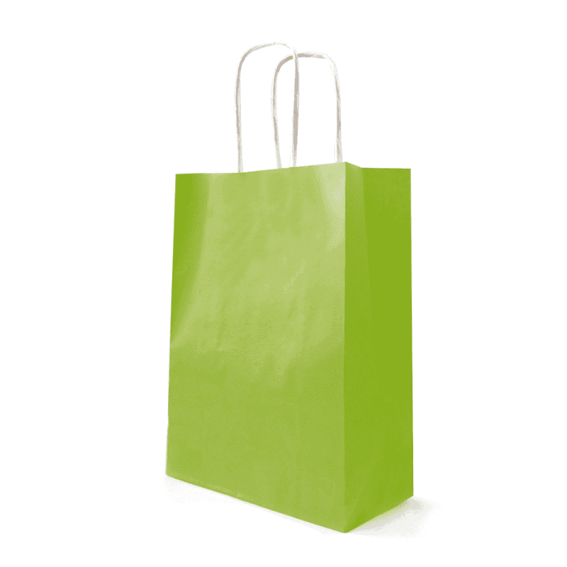 Paquet de 50 sacs kraft vert 3 tailles - Balto - Emballages - Grossiste
