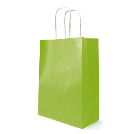 Paquet de 50 sacs kraft vert 3 tailles - Balto - Emballages - Grossiste