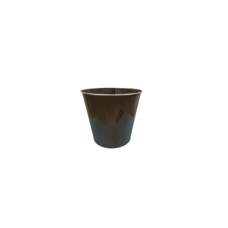 Cache-pot en zinc taupe 2 tailles - Bague - Contenants - Grossiste Cache-pot en zinc taupe 2 tailles - Bague - Contenants - Grossiste