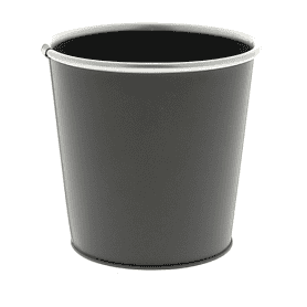 Cache-pot en zinc gris - Bague - Contenants - Grossiste