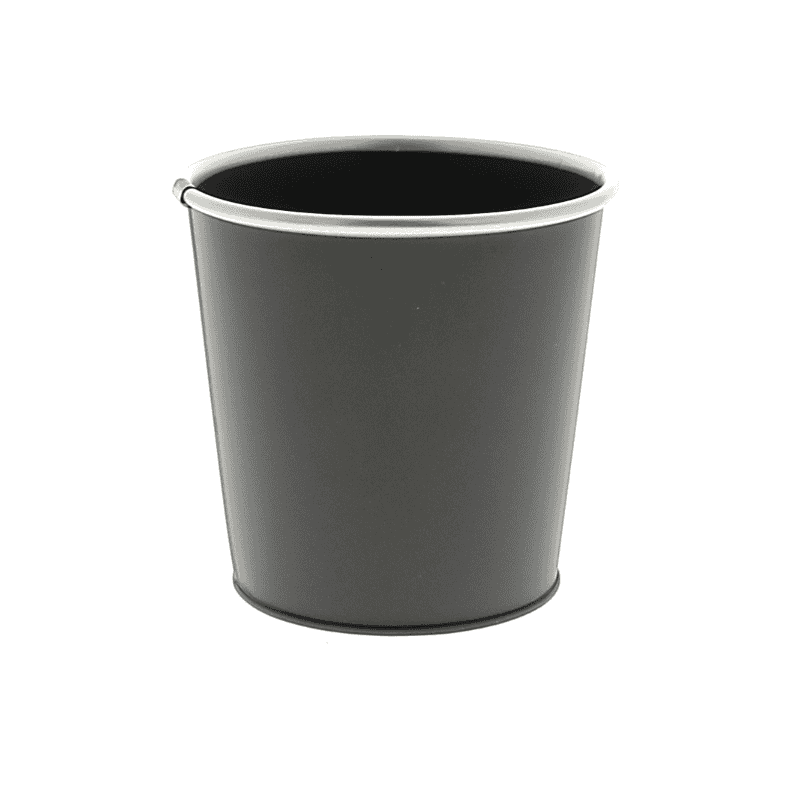 Cache-pot en zinc gris - Bague - Contenants - Grossiste