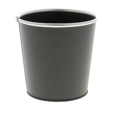 Cache-pot en zinc gris - Bague - Contenants - Grossiste