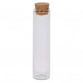 Tube avec bouchon en liège H. 10cm - Drôme - Contenants - Grossiste