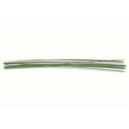 Paquet de 30 fils de fer 0.8x400mm vert - Orb - Fixations - Grossiste