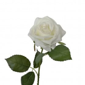 Rose artificielle sur tige 54cm - Furan - Fleurs artificielles - Grossiste